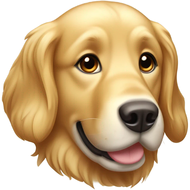 Golden retriever emoji