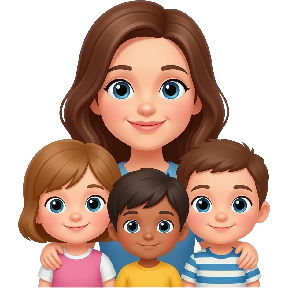 chica proteccion a niños emoji