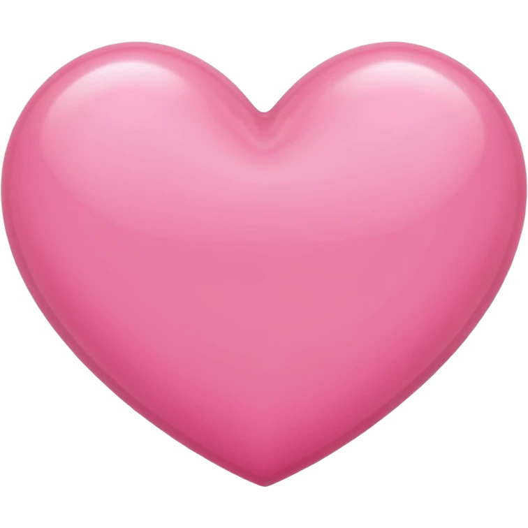 ppink heart to represent love emoji
