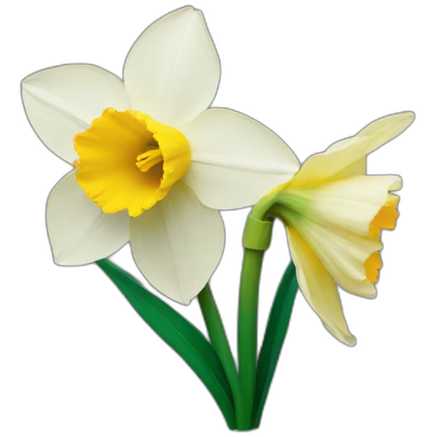 daffodils flower emoji