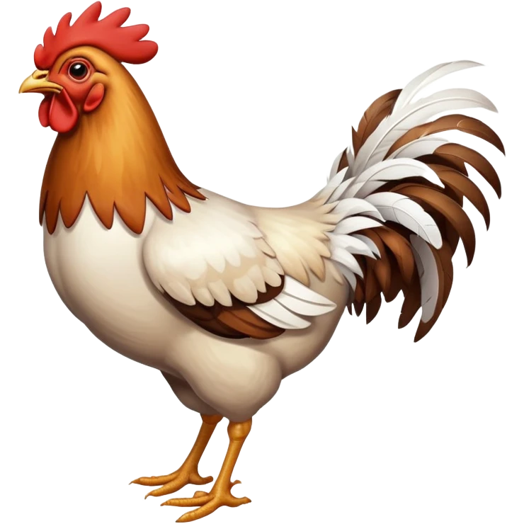 chicken walking emoji