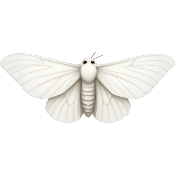 White moth emoji