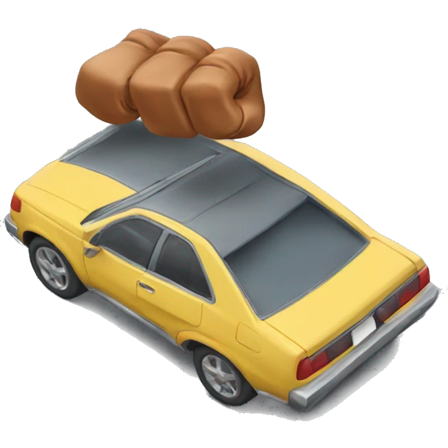 Punch car emoji