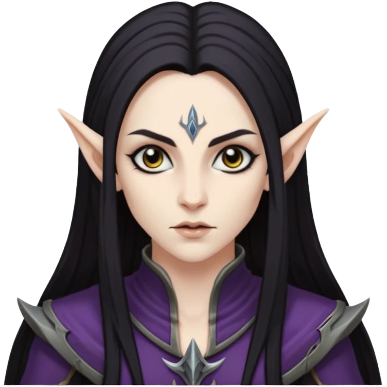 Dark elf emoji