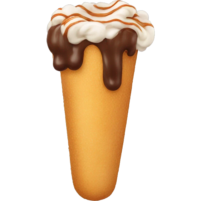 Filled cream churro emoji