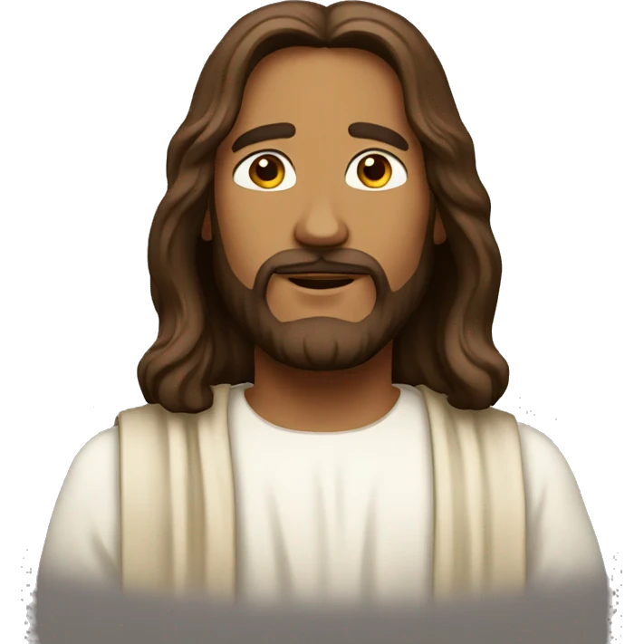 Jesus étonné emoji