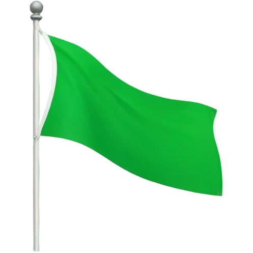 Green flag emoji