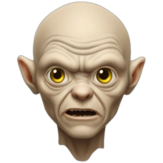 Think Golum emoji