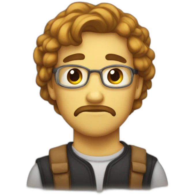 Emoji se mord les lèvres emoji