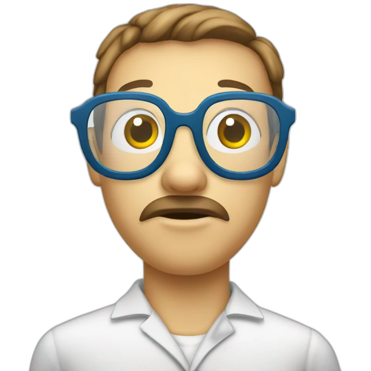 Legionella with glasses emoji