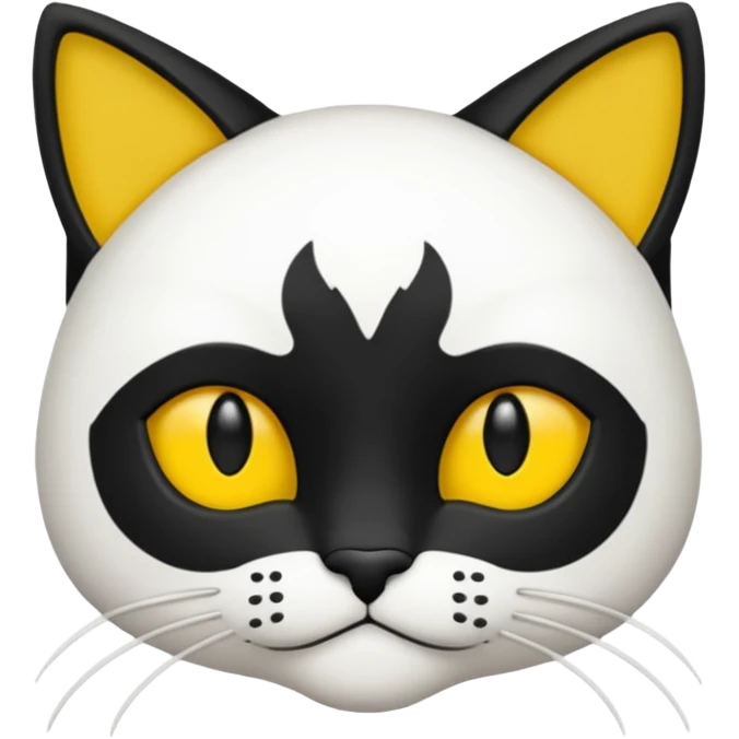  pareil en blanc même forme que l’emoji 🐈‍⬛ emoji