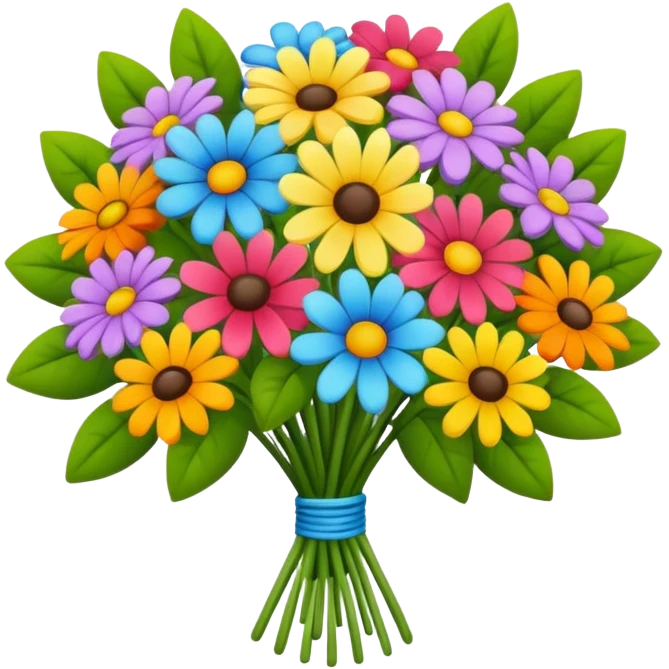 bouquet de fleurs  emoji