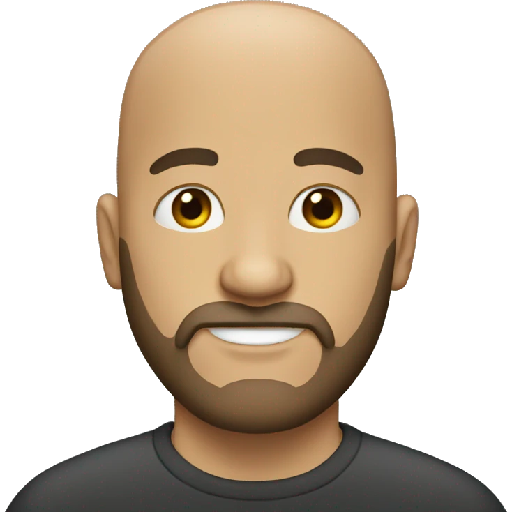 bald man with a beard  emoji