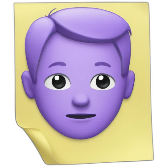 postit note emoji