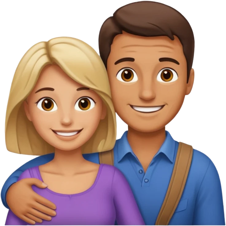 Man carrying women in romantic way  emoji