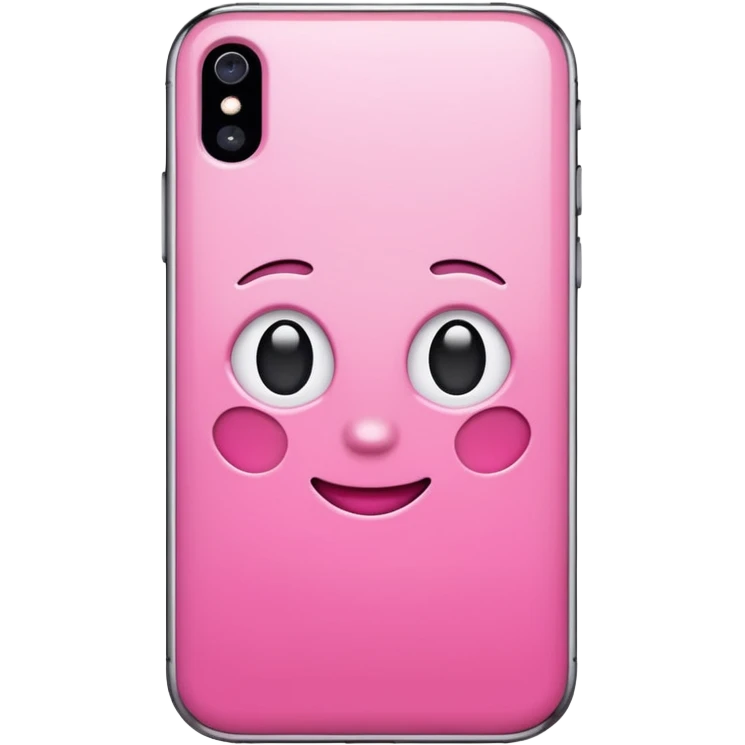 Make a pink iPhone  emoji