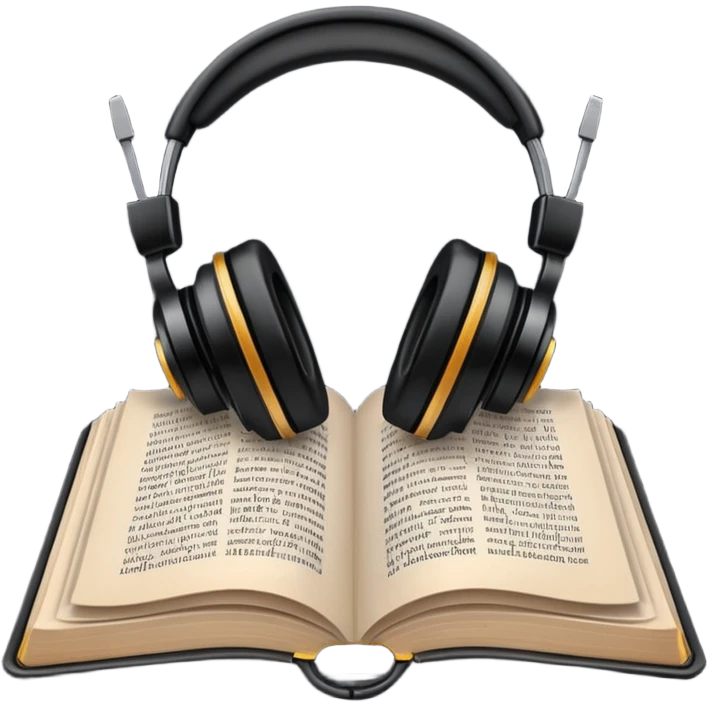 headphone book emoji