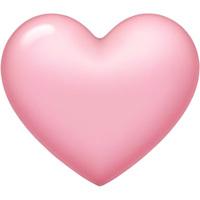 Light pink heart emoji