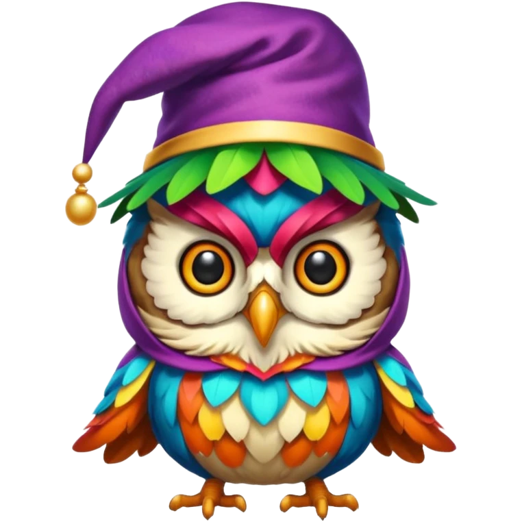 Jester Owl
 emoji