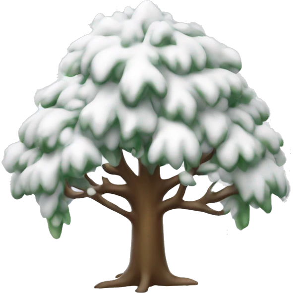 arbol de navidad blanco emoji