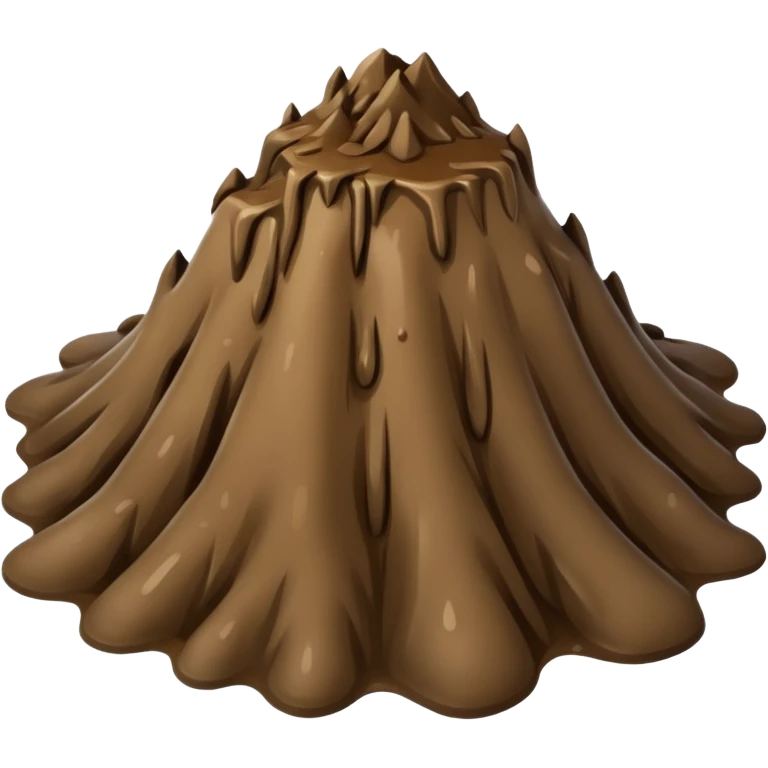 Mud on a floor  emoji