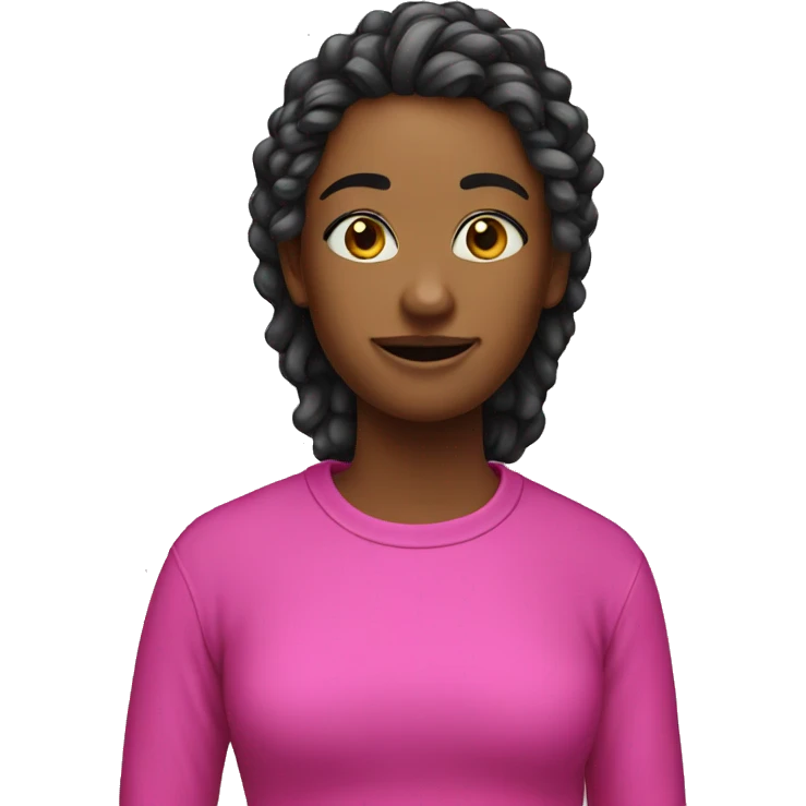 Hot pink emoji