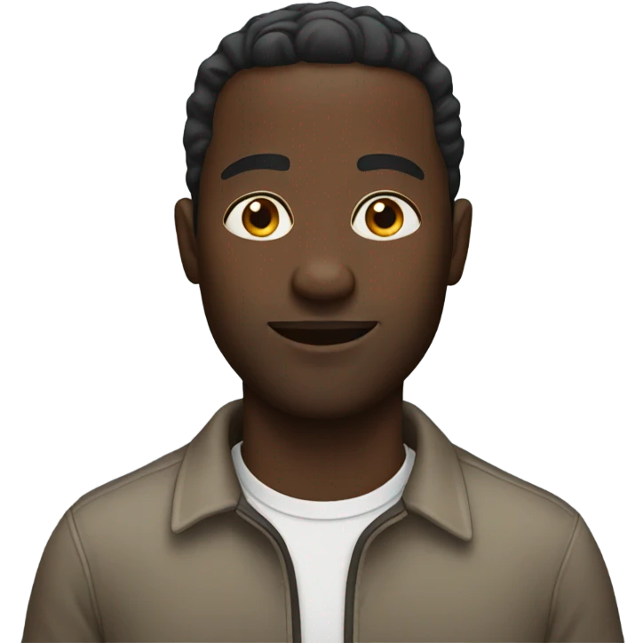 black man emoji