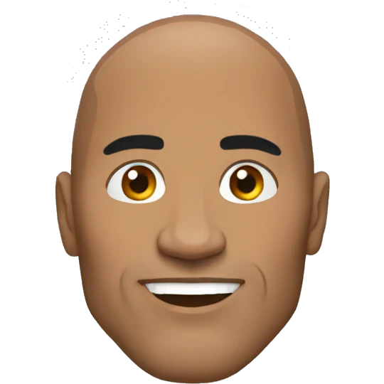 The rock andry emoji