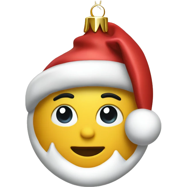 Christmas ornament  emoji