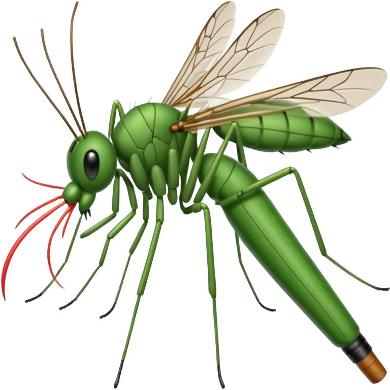 mosquito fumando un cigarro emoji