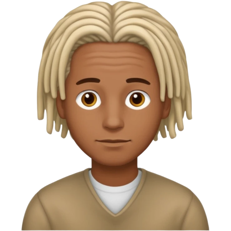 white dude with tight lick hair emoji