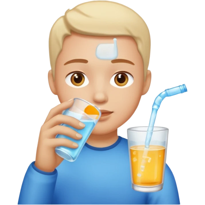 drinking fluids emoji