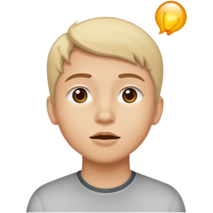 person looking up left emoji