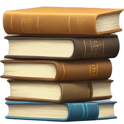 neutral stack of books emoji