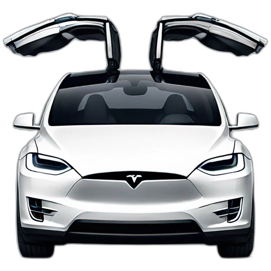 Tesla model x emoji