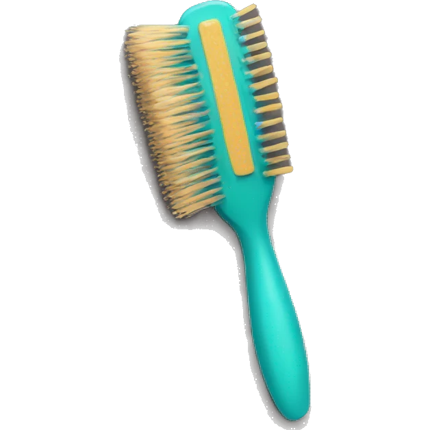 hair brush emoji