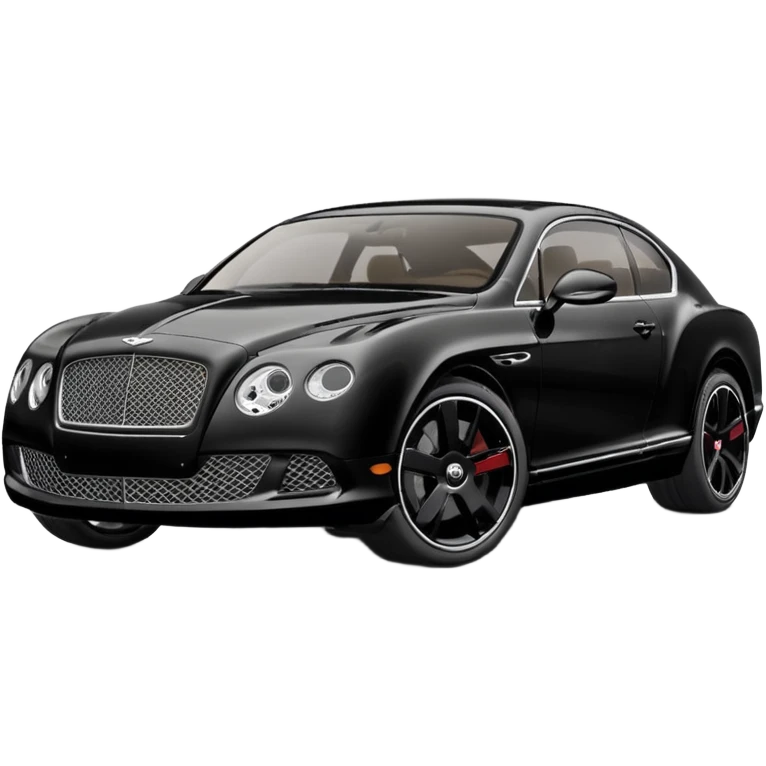 black bentley, black rims emoji
