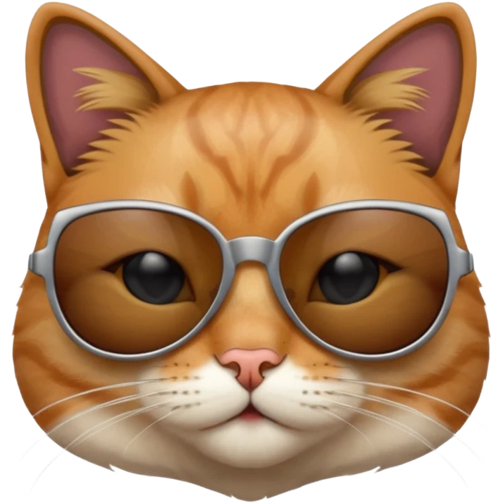 Cat wearing sunglasses emoji