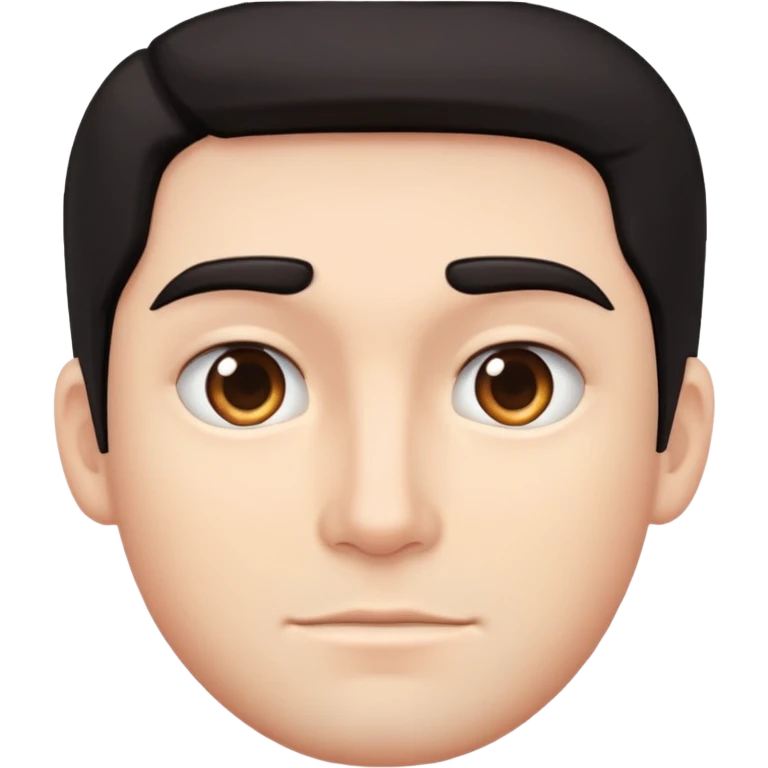 dark-haired male portrait close-up emoji