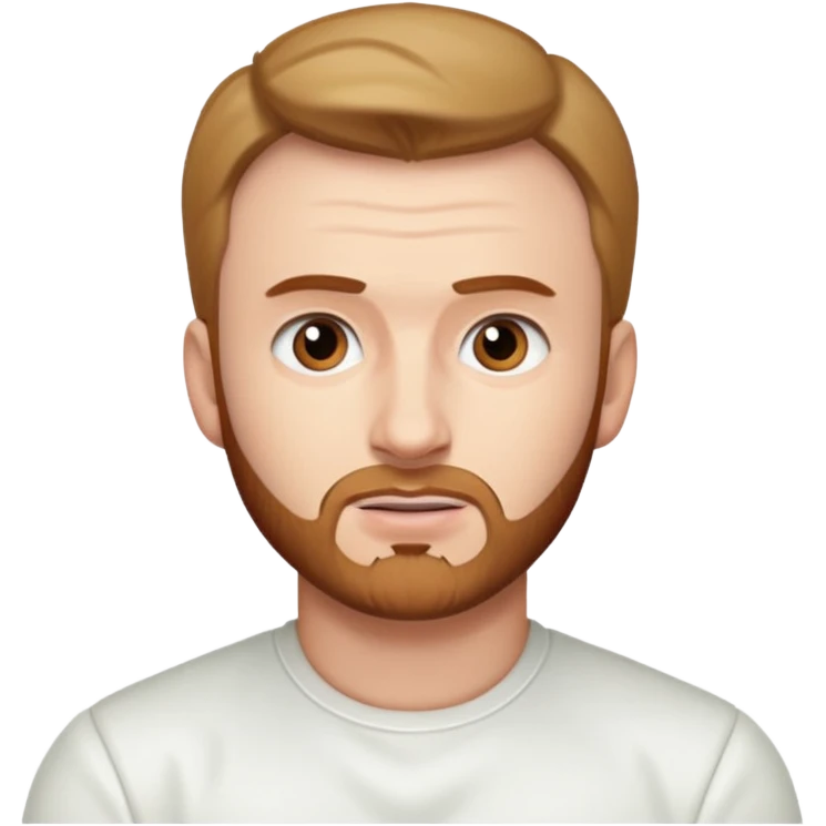 chris evans  in white emoji