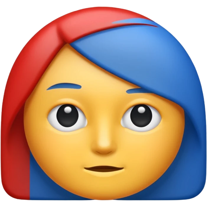 Make me an emoji to my school Holy cross davao college  representing this three colors ❤️💙🤍 make it like an arrow or a double line emoji