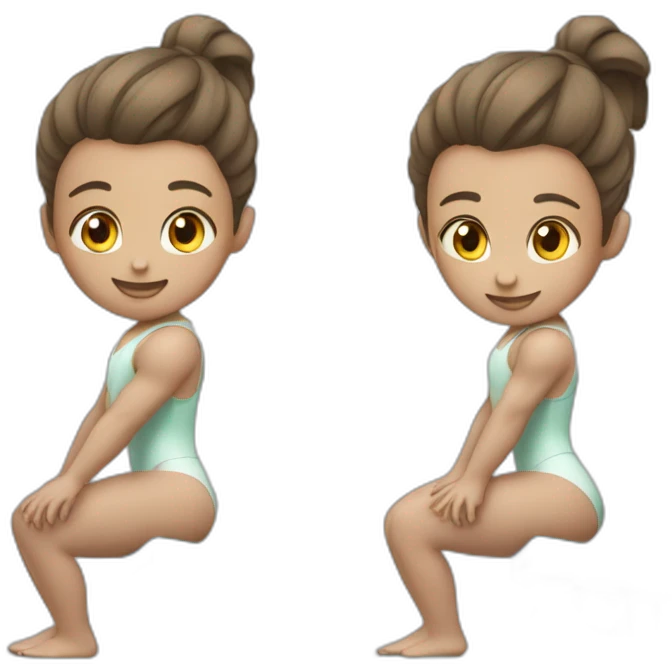 Gymnast who is doing pommel horse emoji