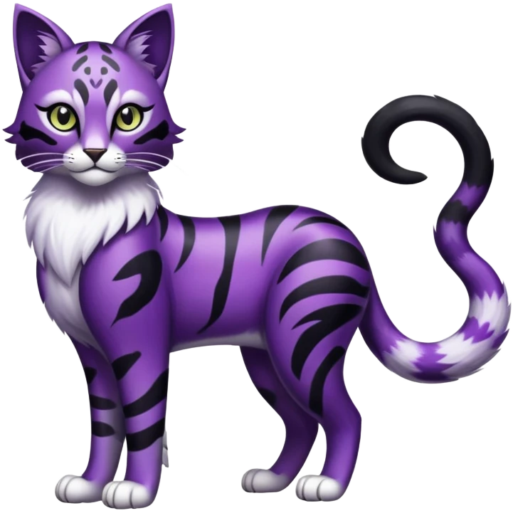 Liepard-Delcatty-Pokémon-Fakémon-hybrid-creature (full body) emoji