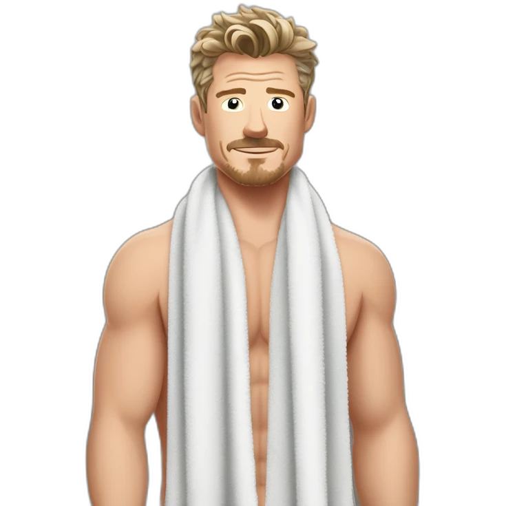 Mark Sloan (Eric Dane) Grey's Anatomy in Towel emoji