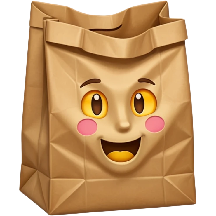 paper bag emoji