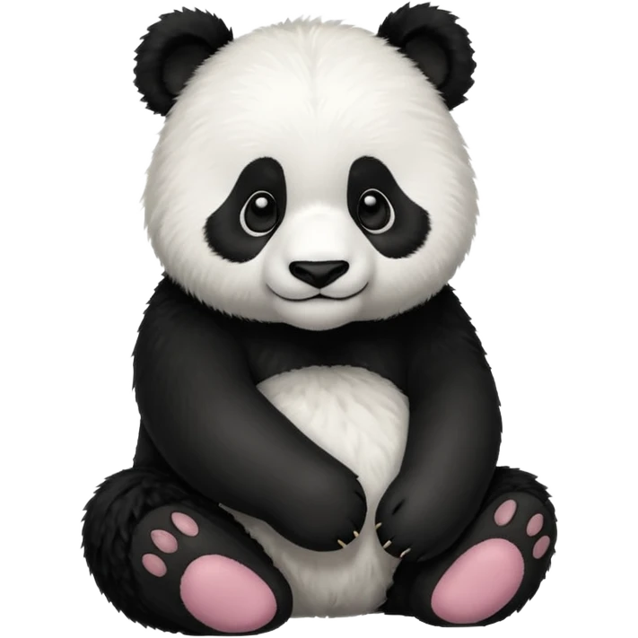 panda half body emoji
