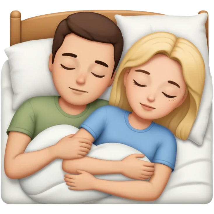 Couple napping emoji