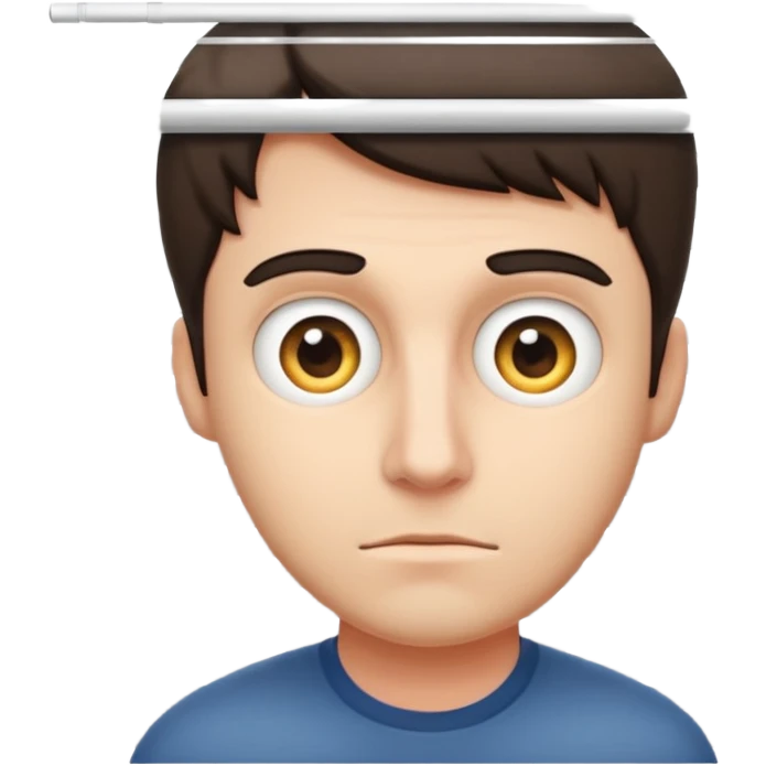 Male peeking behind blinds cuck emoji