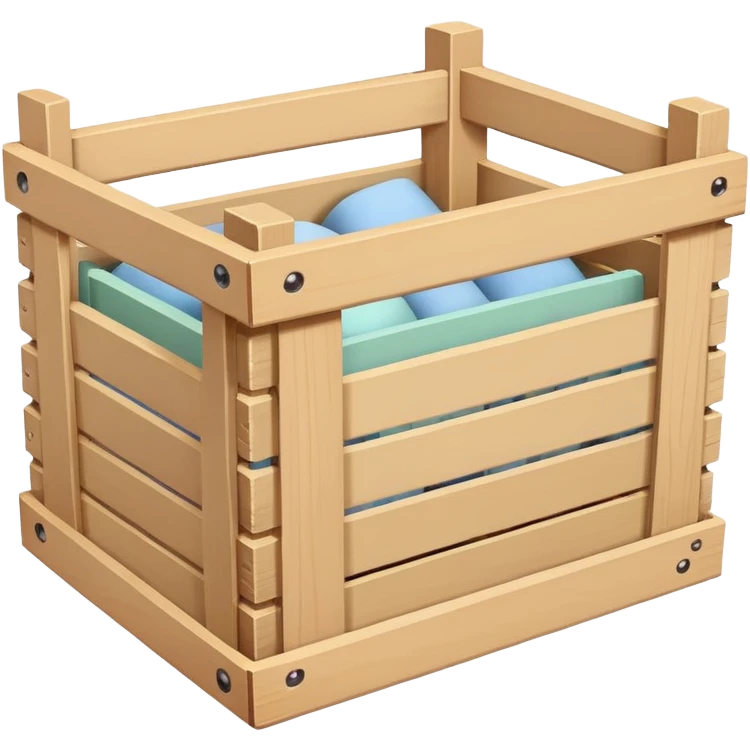 hay crate design pastel emoji