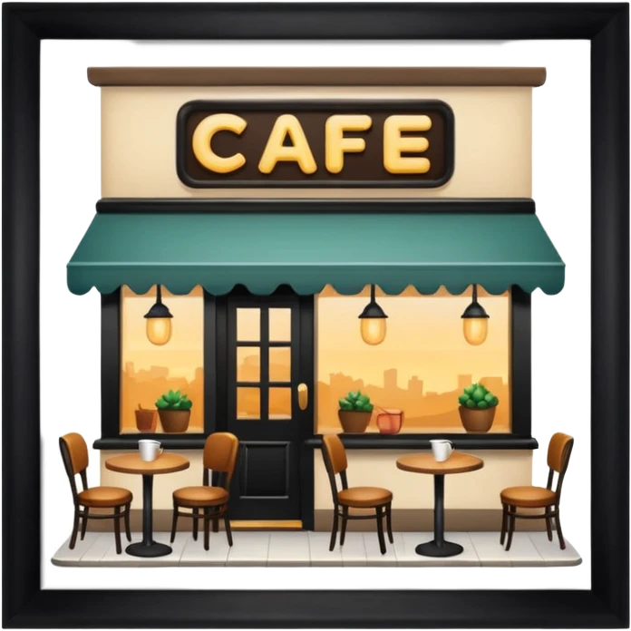 una cafeteria emoji